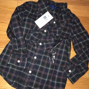 Girls Ralph Lauren plaid shirt 3T NWT